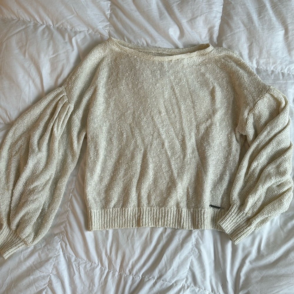 Cream sweater